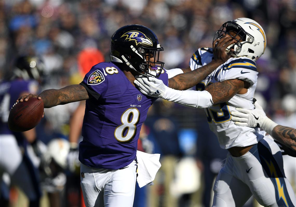 Jackson leads Ravens to 22-10 victory over Chargers