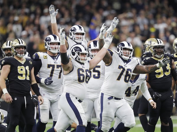 NFC Championship: Rams head to Super Bowl on 57-yard overtime field goal as  blown call ends Saints' season