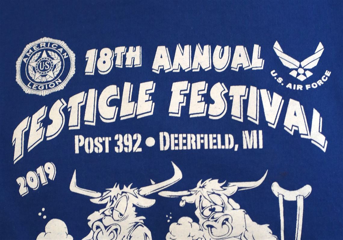 Tastes like chicken': Testicle Festival draws fans of 'calf fries' to  Michigan | The Blade