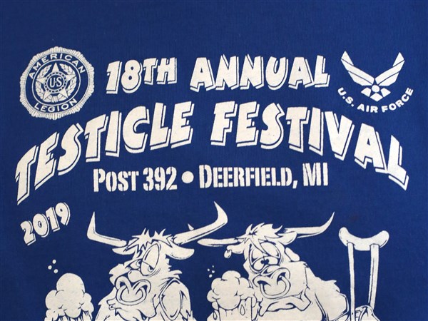 Tastes like chicken': Testicle Festival draws fans of 'calf fries' to  Michigan | The Blade