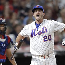 See the Colorful, Artist-Designed Bat That Mets Star Pete Alonso Used to  Bang Out Another Home Run Derby Win