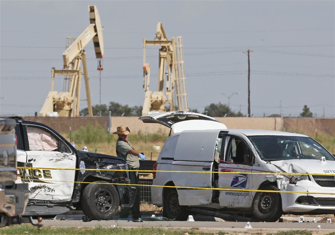 Texas Police Rammed Van Shot Gunman Toledo Blade - 