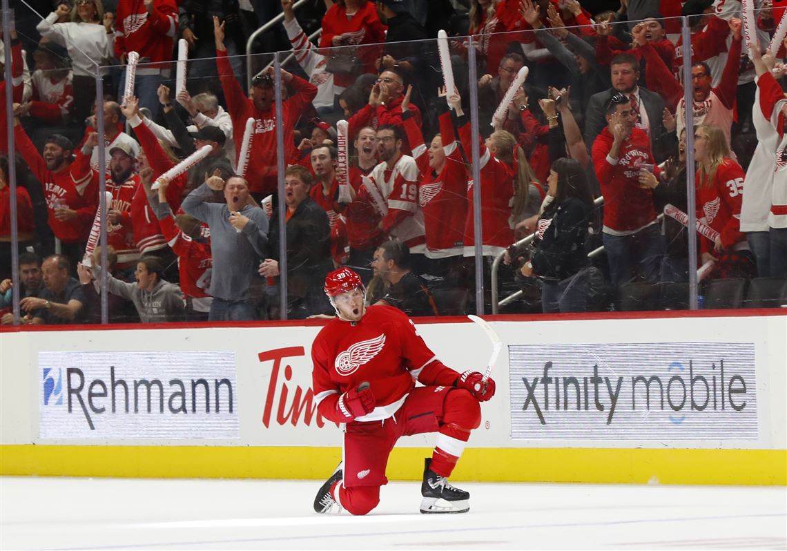 Anthony Mantha S 4 Goals Give Red Wings Win Over Stars The Blade