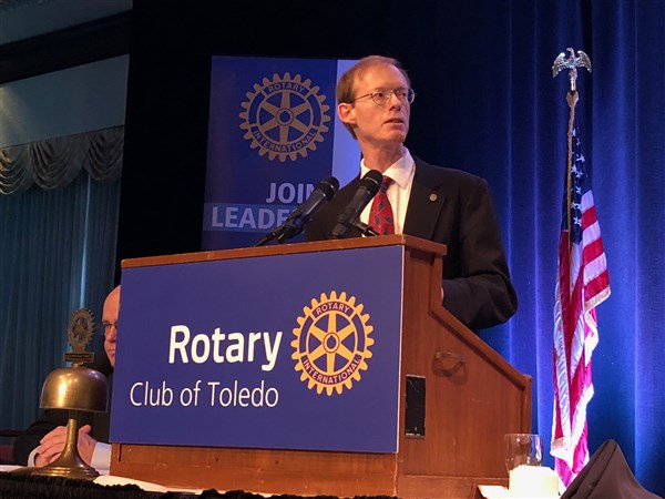 Rotarians consider climate change legislation from Perrysburg-based advocate - Toledo Blade