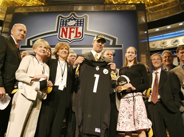 Ben Roethlisberger at the NFL Combine in 2004