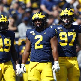 Michigan football David Ojabo stuck in Scotland due to coronavirus