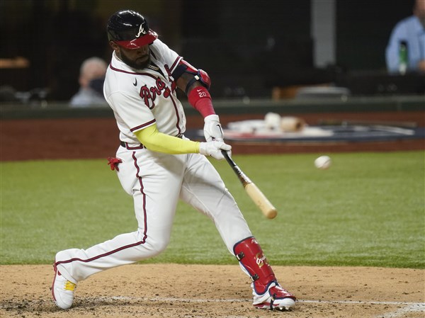 Austin Riley home run leads Braves past Dodgers 5-1 in NLCS opener