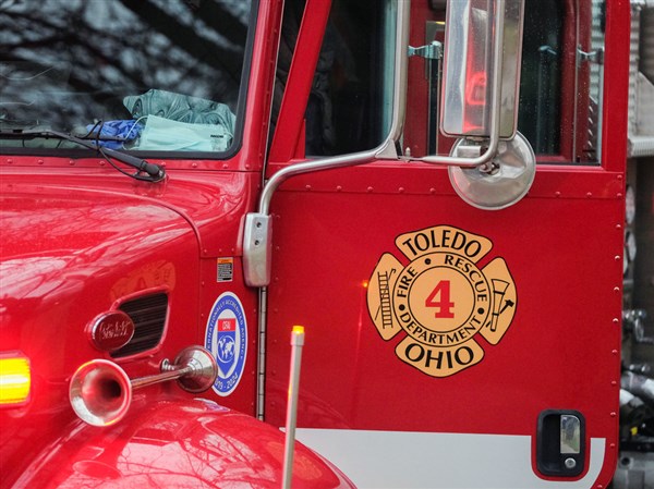 Firefighters on scene at scrap metal plant Toledo Shredding | The Blade