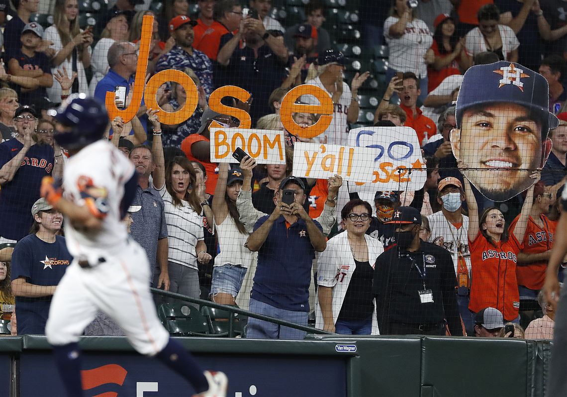 Young Astros Fan Gets Hat From Jose Altuve, Immediately Starts