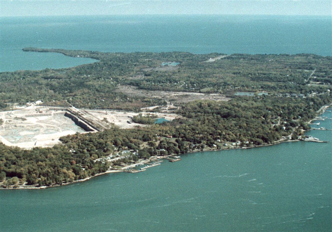 Kelleys Island of the western basin of Lake Erie, directly across from  Marblehead Ohio