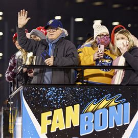 Stanley Cup put on display during Indy Fuel's Fan Fest