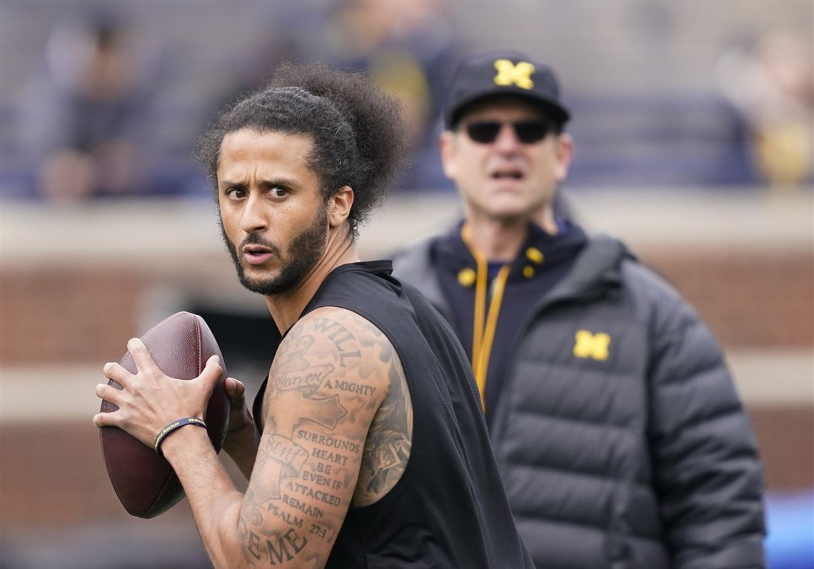 Commentary: Credit to Jim Harbaugh for unwavering support of Kaepernick