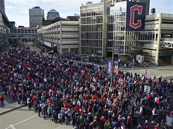 The wearing of the red: Cleveland Indians say fire-engine red