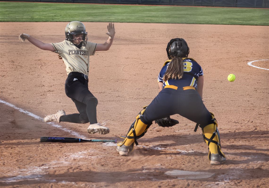 softball catchers in action