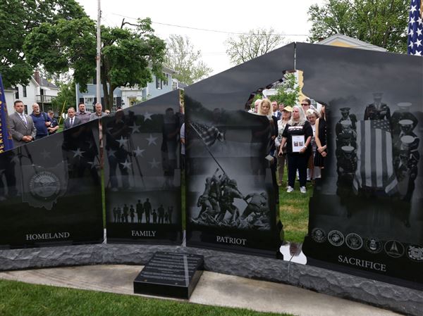 Final Gold Star Families Memorial Monument dedication planned in Perrysburg