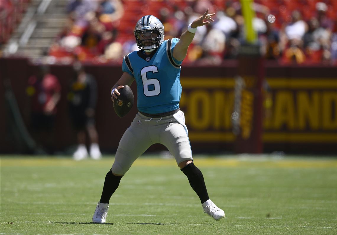 Baker Mayfield starts for Panthers in first preseason game at Commanders