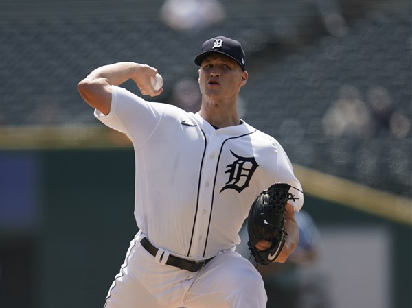 Detroit Tigers' Kody Clemens scores from second on a single by Tucker  Barnhart during the second inning of a baseball game against the Cleveland  Guardians, Wednesday, July 6, 2022, in Detroit. (AP