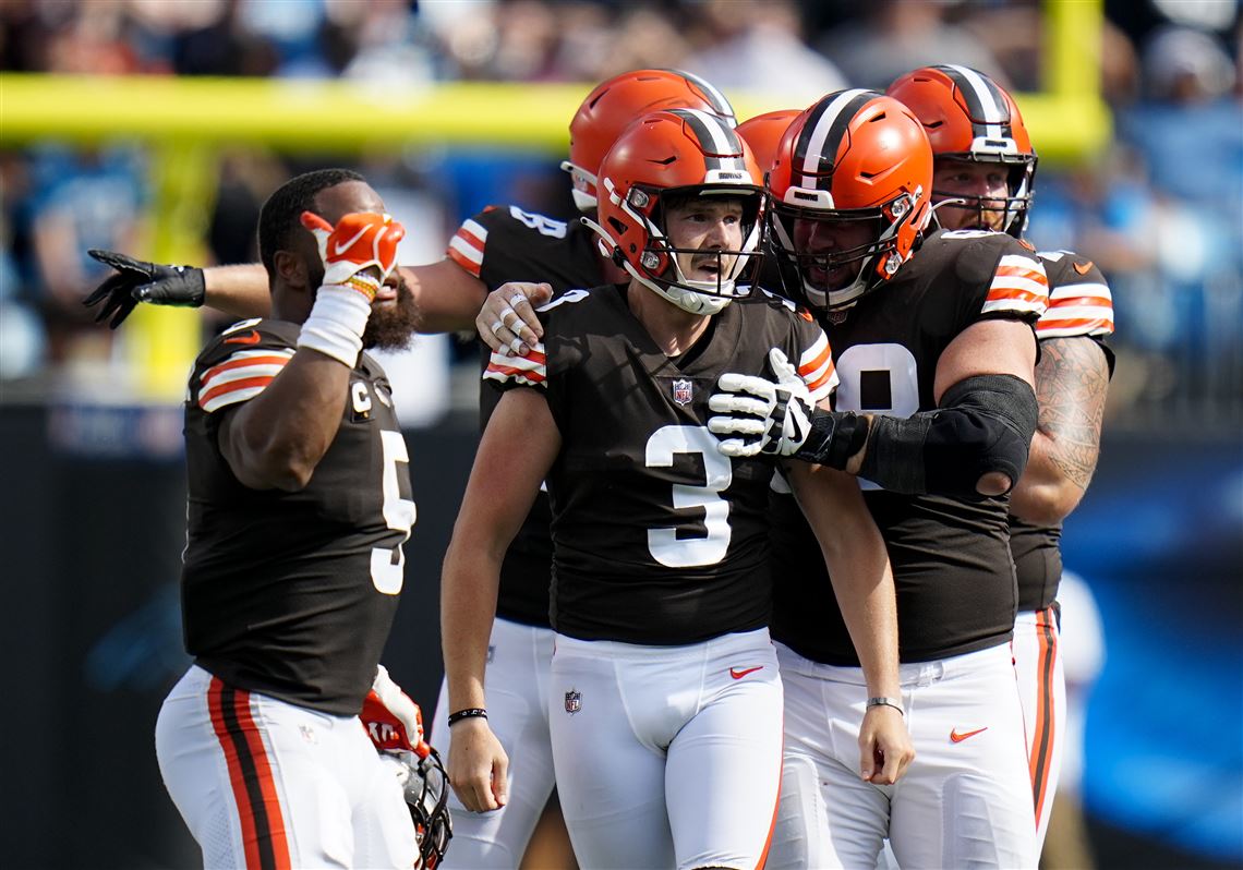 York's 58-yard FG lifts Browns over Panthers, Mayfield 26-24 