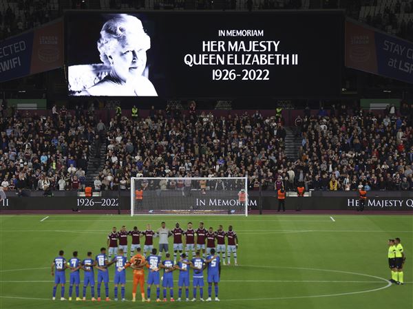 Soccer to resume in Britain after pause due to queen's death
