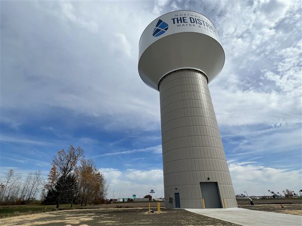 Utility district completes new Lake Township water tower