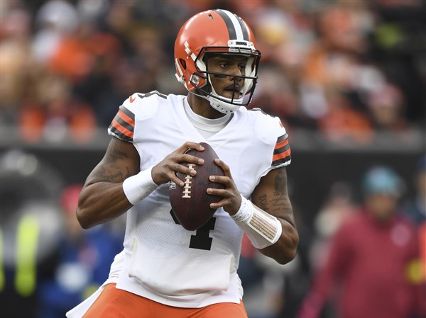 Watson makes home debut as Browns host first-place Ravens - The