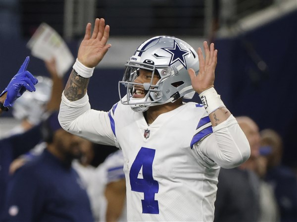 NFL roundup: Prescott, Cowboys survive Eagles, backup QB Minshew, 40-34