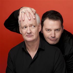 Colin Mochrie and Brad Sherwood bring their live improv show, Scared Scriptless, to the Valentine Theatre on Thursday.   (MILLS ENTERTAINMENT)