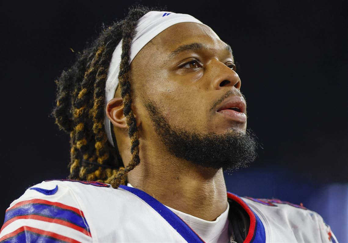 Bills hold on for playoff win as Damar Hamlin cheers team on from