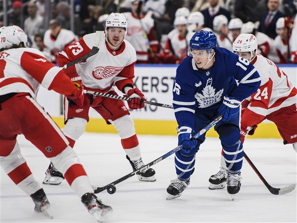 Maple Leafs Beat Red Wings 4-1, Marner Gets 500th Point | The Blade