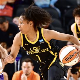 Los Angeles Sparks select Zia Cooke with the No. 10 pick in the