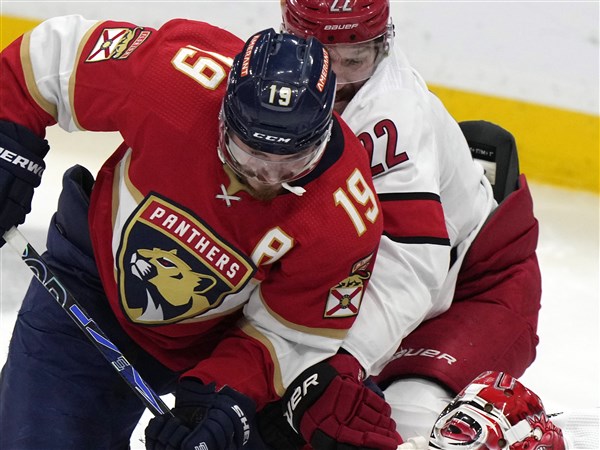 Tkachuk scores another OT winner, lifting Panthers to 2-0 series lead vs  Hurricanes