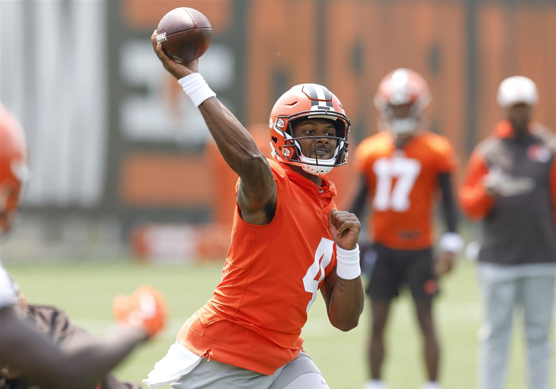 Suspended Browns QB Deshaun Watson allowed to start practicing - The Boston  Globe