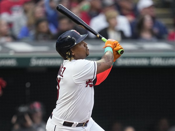 WATCH: Jose Ramirez Of The Guardians Hits Double In MLB All-Star