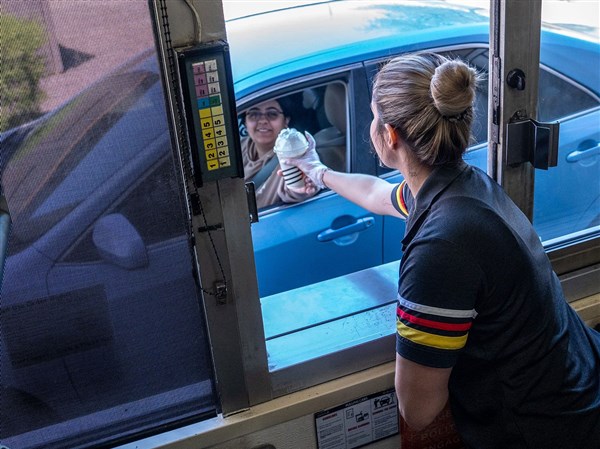 Standing out in drive-thru service