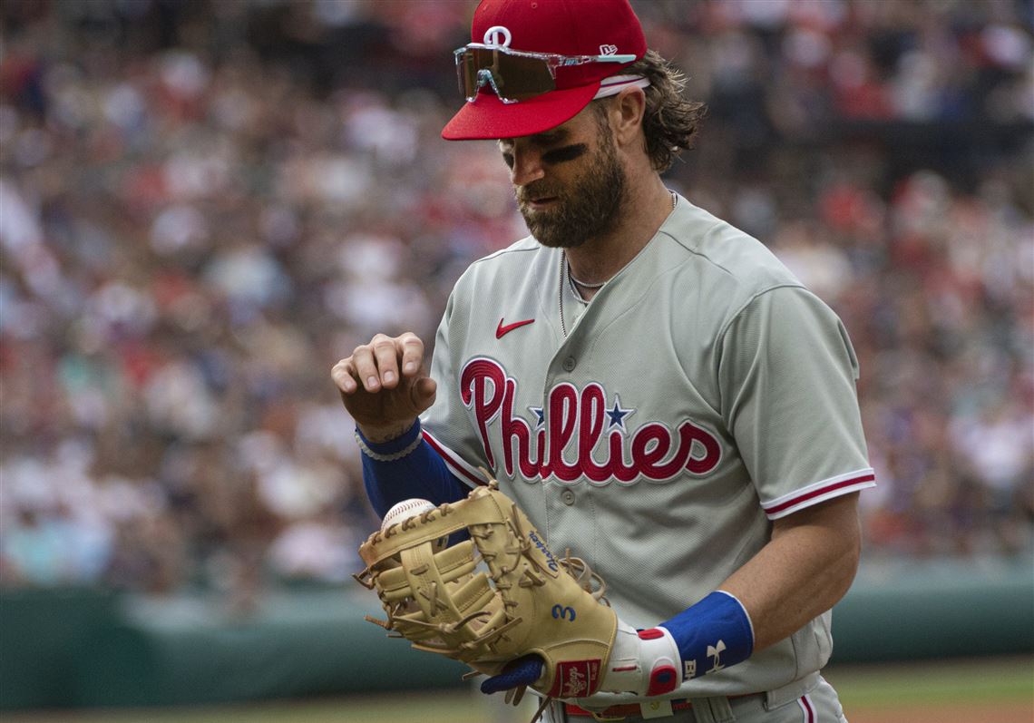 Harper's hitting and defense help the Phillies beat the Guardians 8-5 in 10  innings to stop skid - The San Diego Union-Tribune