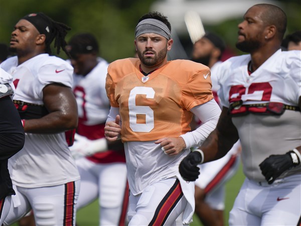 Buccaneers reveal jersey number for quarterback Baker Mayfield - A to Z  Sports