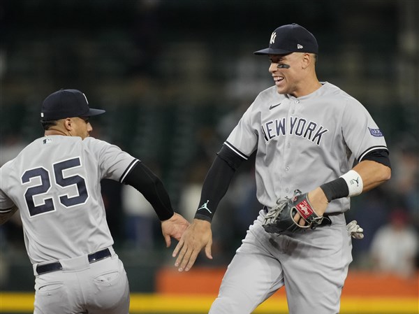 Yankees end 10-series winless streak and beat Tigers 6-2 as Torres homers