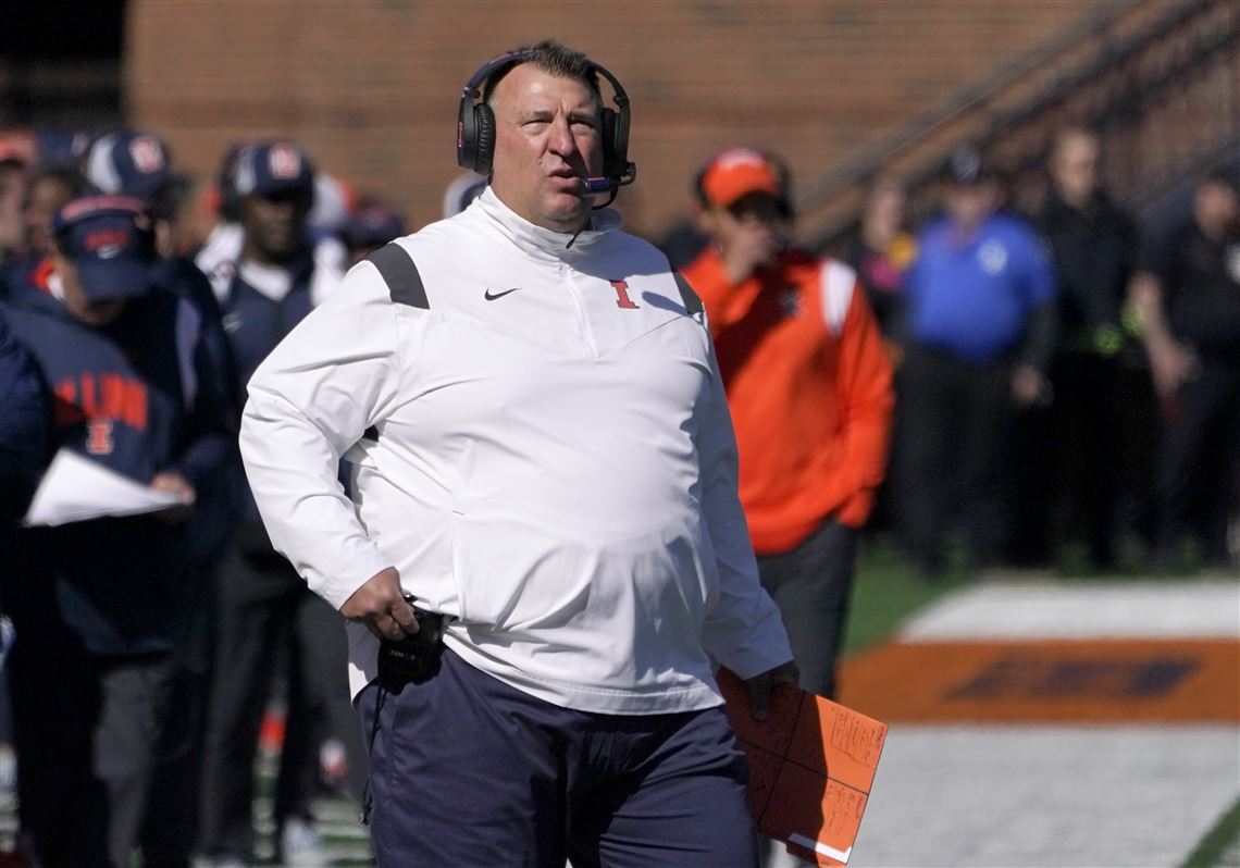 Illinois coach Bret Bielema wants to end career in Champaign