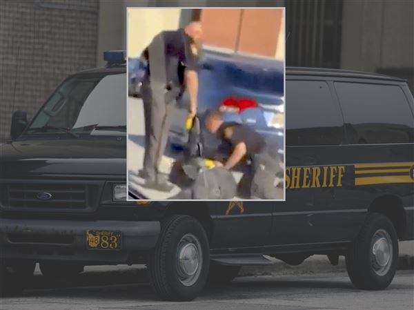 Deputy sheriff seen kicking suspect at Franklin Park Mall relieved of duty