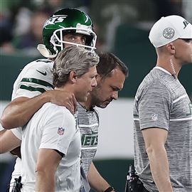 Jets' odds to win the Super Bowl plummet after Aaron Rodgers' injury, Associated Press