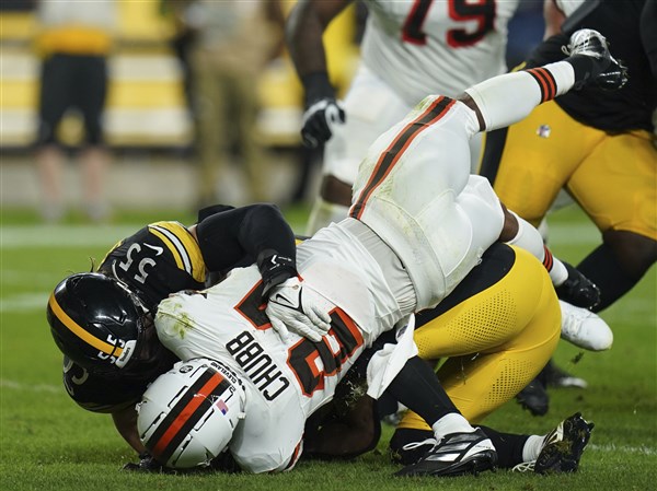 Steelers Crowd Gasped When Shown Nick Chubb Knee Injury