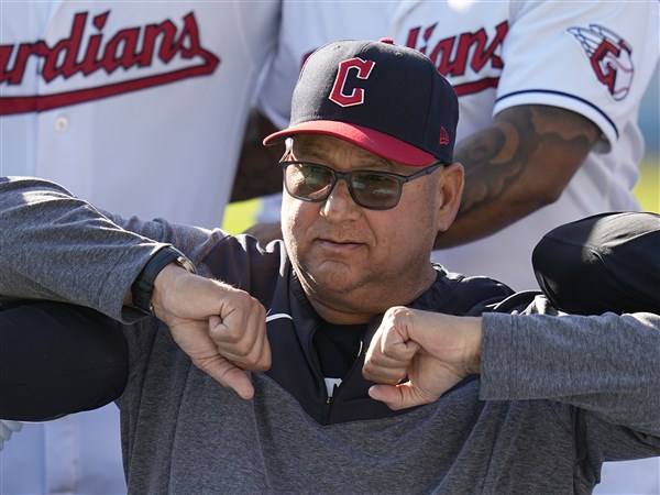 Boston Red Sox manager Terry Francona holds the World Series trophy after  the World Series game four at Coors Field in Denver on October 28, 2007.  The Boston Red Sox beat the