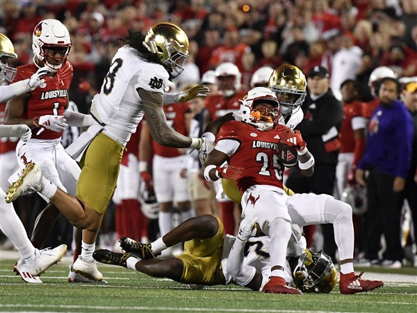 No. 24 Louisville beats No. 10 Notre Dame 33-20, with Jawhar Jordan ...