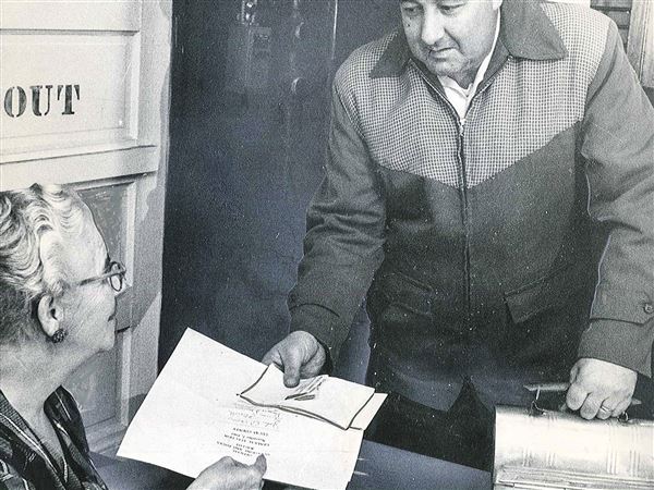 Monday Memories: No levers or touch screens in 1961 - voters marked paper ballots