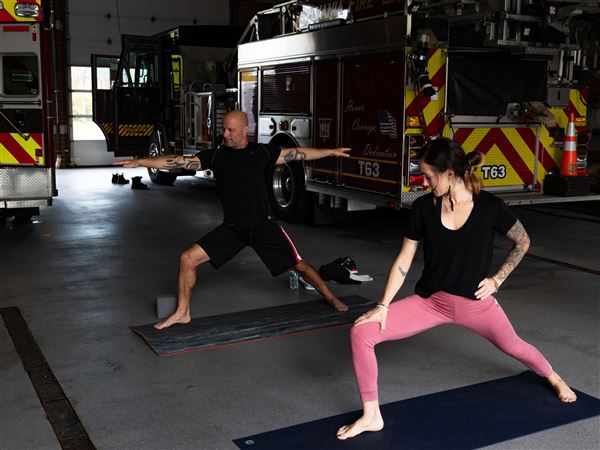 Sylvania Township Fire Rescue uses yoga to strengthen department
