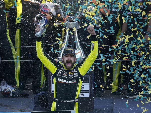 Ryan Blaney earns 1st career NASCAR championship, Penske wins back-to-back Cup titles