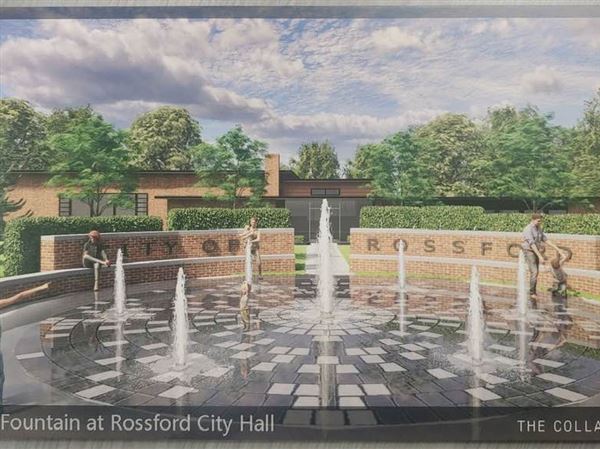 Making a splash: $500K water feature opening later this year in Rossford