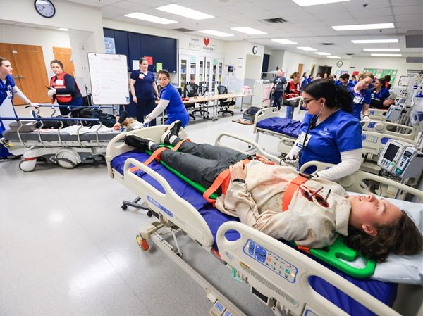 Mercy College students race to save 'patients' during disaster simulation