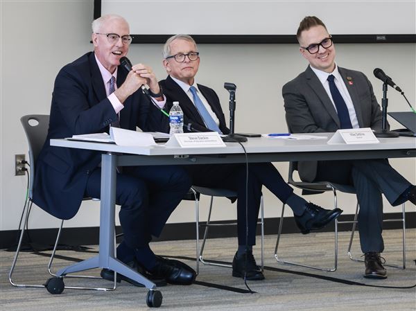 DeWine focuses on ways to fight illiteracy in roundtable discussion at library