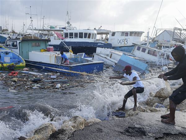 Hurricane Beryl intensifies to Category 5 as it churns toward Jamaica